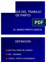 Trabajo de Parto Anormal - Distocias - Dr. Prieto