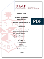 Métodos y Pruebas Diagnósticas en Ginecología