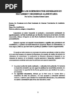 Gestión de Los Subproductos Generados en Matadero Y Seguridad Alimentaria