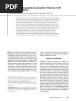 Panoramic Radiographic Examination: A Survey of 271 Edentulous Patients