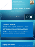 Principio de Legalidad, Lesividad y Culpabilidad