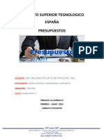 Portafolio Del Estudiante PRESUPUESTOS