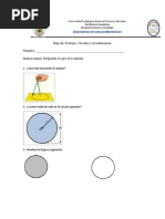 Hoja de Trabajo Circulo y Circunferencia