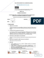 Convocatoria Cas #023-2022: Año Del Fortalecimiento de La Soberanía Nacional