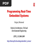 Programming Real-Time Embedded Systems - EPFL