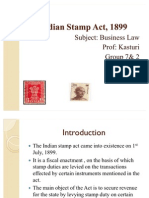 Indian Stamp Act, 1899