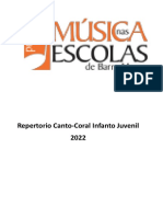 Repertorio Coral Musica Nas Escolas