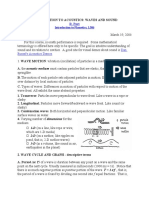 Introduction To Acoustics