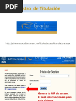 Tutorial Registro de Titulación.