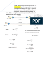 Problemas Fuerza Eléctrica