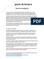 Tipos de Investigación