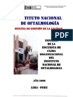 4.informe Encuesta Clima Organizacional 2009