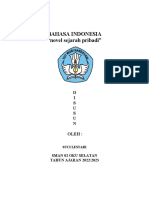 Bahasa Indonesia "Novel Sejarah Pribadi": D I S U S U N