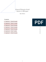 AEA Physics 2004 MS