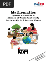 Math6 q1 Mod7 Week7 DivisionofDecimals Va