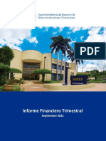 Informe Financiero Trimestral Siboif Septiembre2021