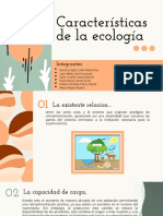 Caracteristicas de La Ecología