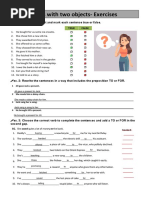 Verbs With Two Objects