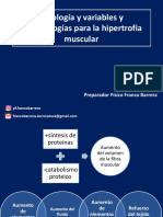 Variables y Metodologías para La Hipertrofia Muscular-Presentación