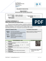 Editable Worksheet FS 2 Learning Experience 16