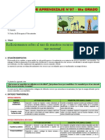 6° Grado - Experiencia de Aprendizaje N°07