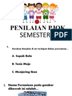 Penilaian Pjok Kelas 2 Sem 2