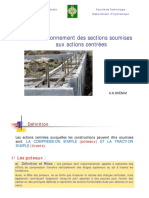 Chapitre3.Dimensionnement Des Sections Soumises Aux Actions Centrées