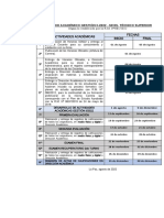 Calendario Academico II - 2022