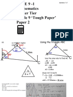 Grade 9 Tough Paper 2 - Solutions Q7-17 NRA