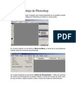 El Área de Trabajo de Photoshop