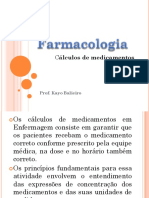 Farmacologia Cálculo de Medicamentos