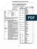 M @-51 Instruction Set: Programmer'S