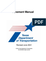 (2021) TexDOT - Pavement Manual