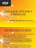 Empaque, Envase y Embalaje