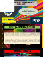 Spectral Methods. Absorption Spectroscopic Methods