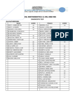 Paraguya MSML Diagnostic