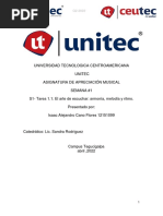 S1 - Tarea 1.1 El Arte de Escuchar Armonía, Melodía y Ritmo