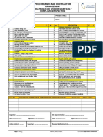 F03 Vendor Quarterly Compliance Inspection