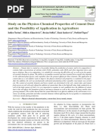 Study On The Physico-Chemical Properties of Cement Dust and The Possibility of Application in Agriculture