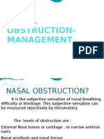 Nasal Obstruction