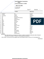 Davao City NLE 2011 Room Assignments