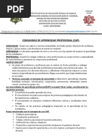 Comunidad de Aprendizaje Profesional (Cap) .