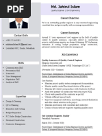 Standard CV - Md. Jahirul Islam