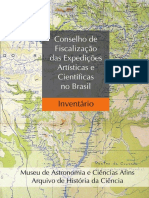 Inventarios Conselho de Fiscalizacao Das Expedicoes Artisticas e Cientificas No Brasil