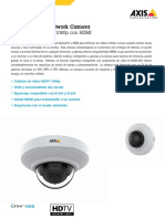 Datasheet Axis m3065 V Network Camera Es ES 353367