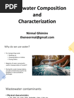 Wastewater Characteristics