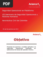 AVIANCA Seguridad en Plataforma