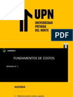 Sesion I - Costos y Presupuestos - Conceptos Generales