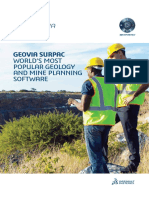 3DS GEOVIA Surpac 2020 Brochure