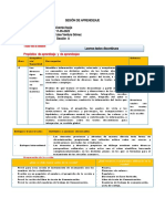 Sesión de Aprendizaje Textos Discontinuos